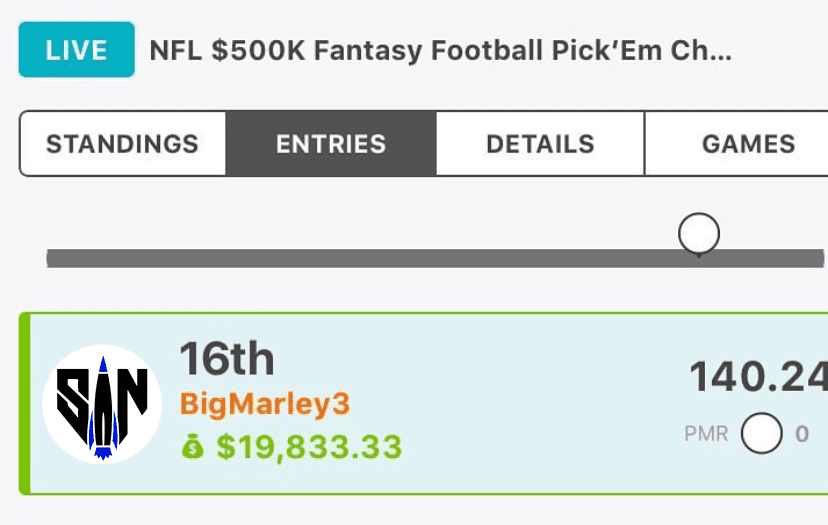 500K NFL Football Pick 'em