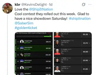 kbreardonPGA $2,000 PGA DFS win screenshot