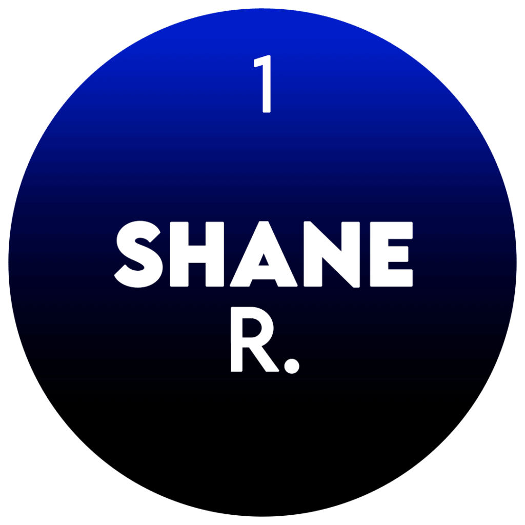 Ship It Nation logo featuring the name Shane R. on a blue to black gradient background.