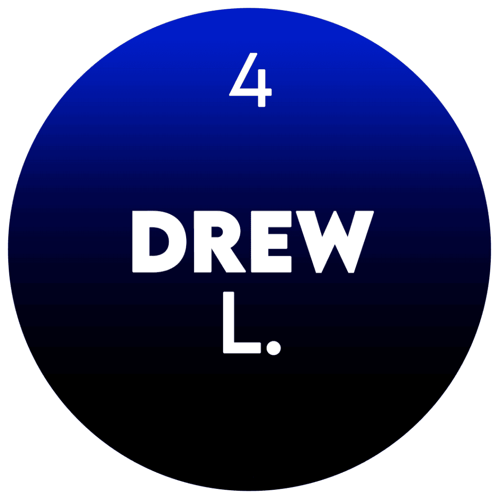 Ship It Nation logo featuring Drew L. in a circular design.