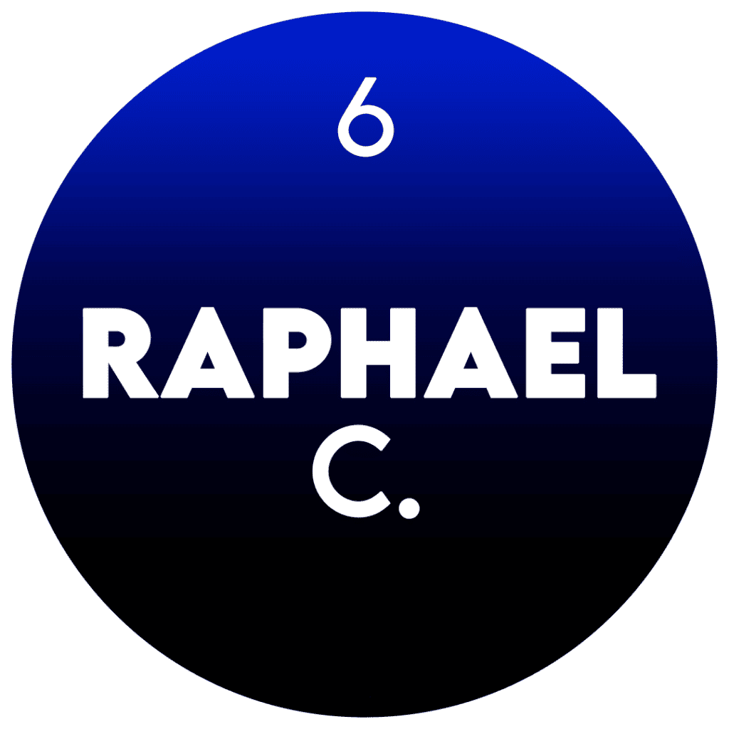 Ship It Nation logo with the text 'Raphael C.' and the number 6.