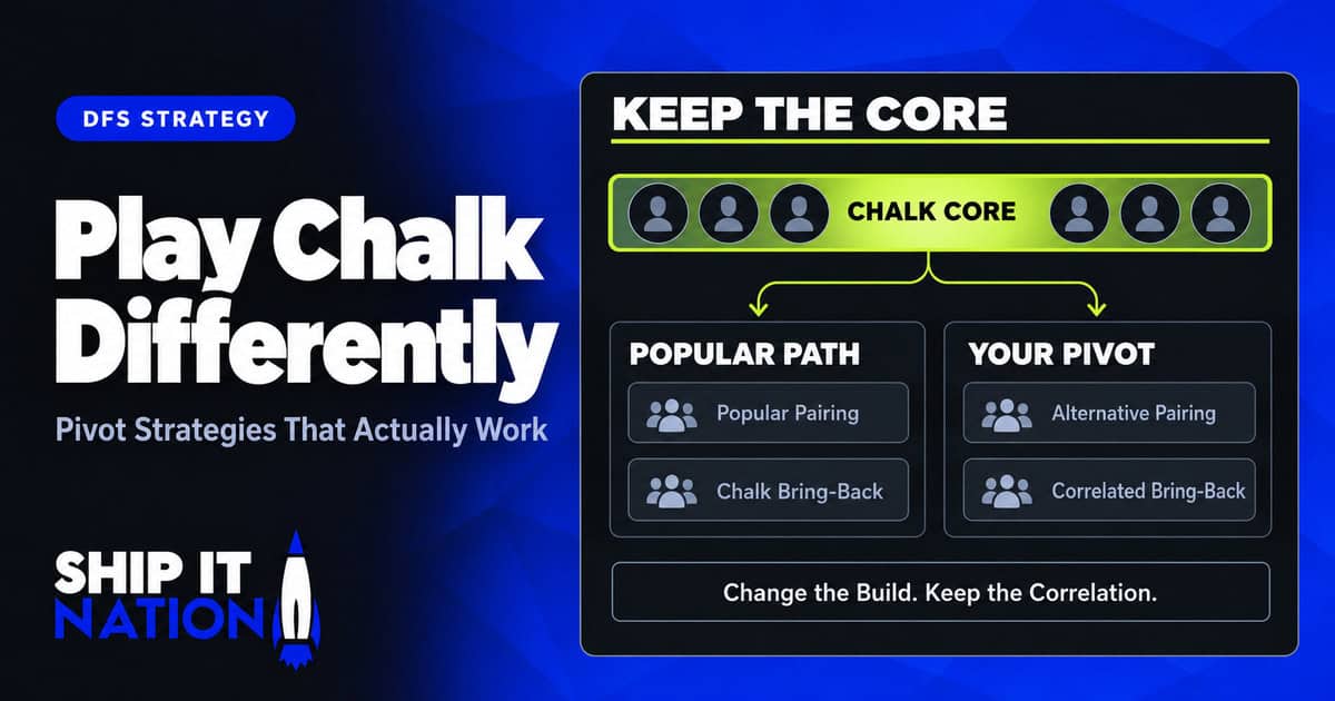 How to Play Chalk Differently: Pivot Strategies That Actually Work