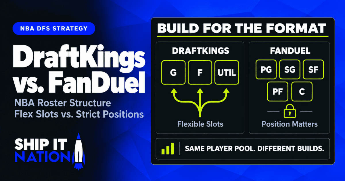 DraftKings vs. FanDuel NBA Roster Structure: Flex Slots vs. Strict Positions