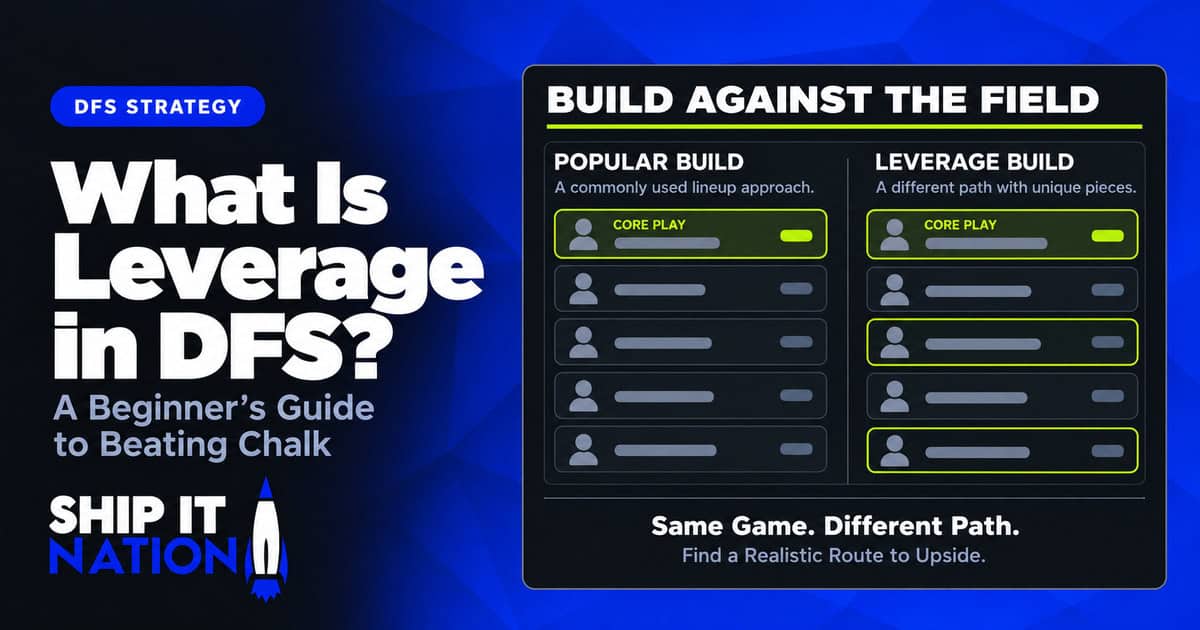 What Is Leverage in DFS? A Beginner’s Guide to Beating Chalk